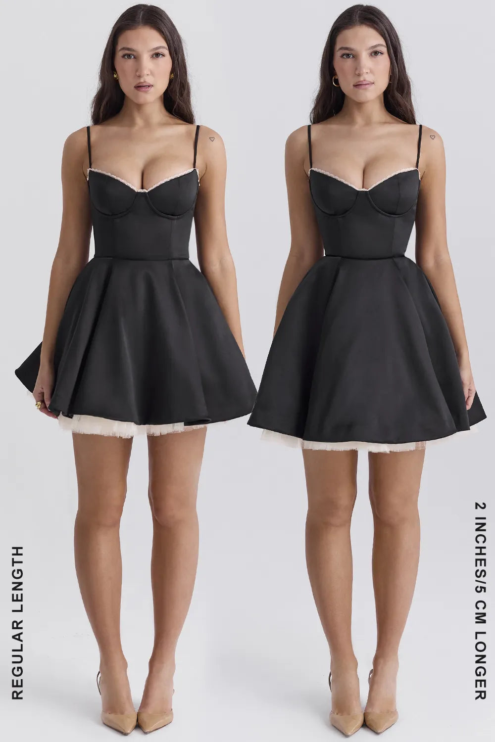 Minimoiselle Black Tulle Mini Dress