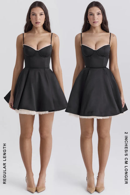 Minimoiselle Black Tulle Mini Dress