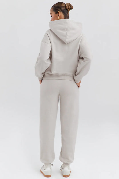 Muse Cloud Cotton Fleece-Back Hoodie
