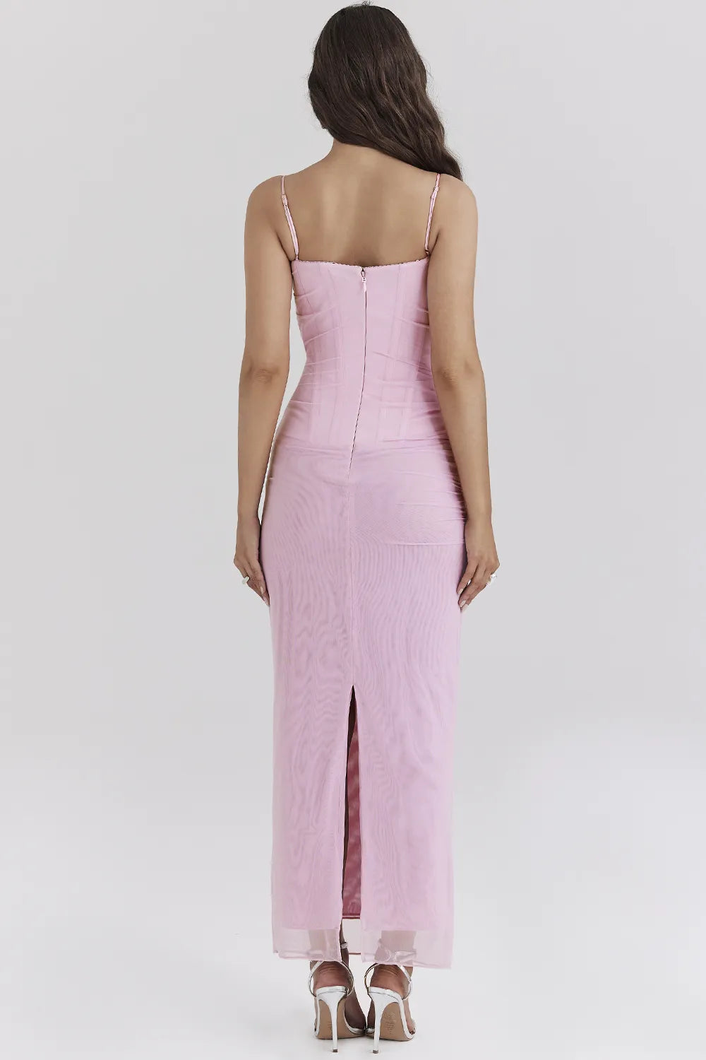 Nalini Cotton Candy Corset Maxi Dress