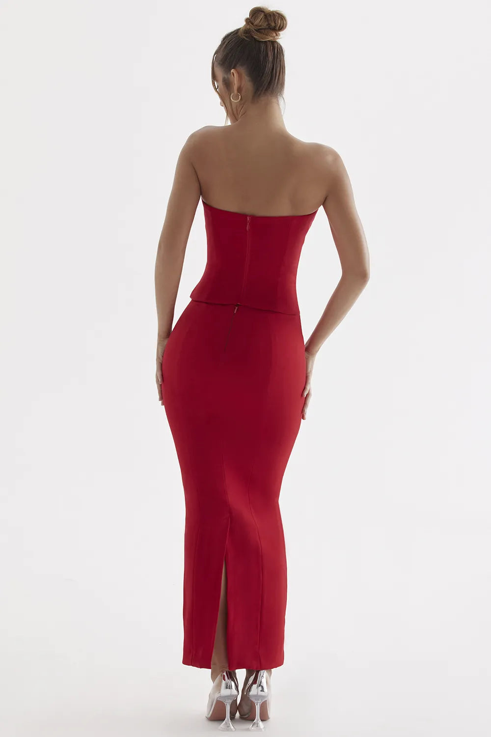 Nayara Red Rose Maxi Skirt