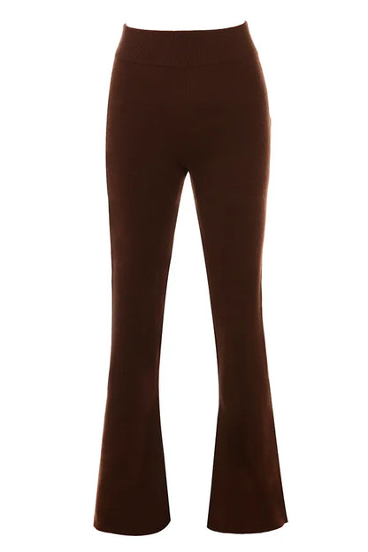 Nereida Chocolate Cashmere Blend Trousers