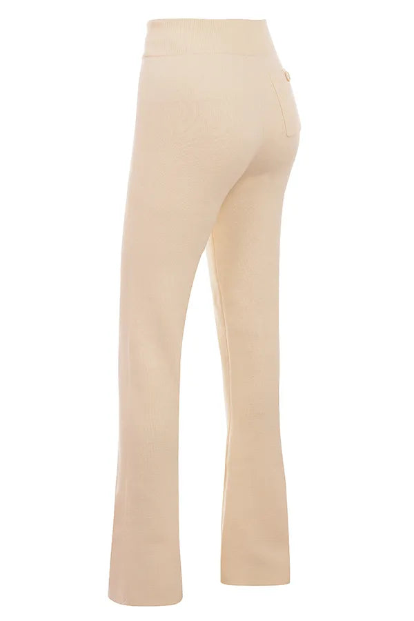 Nereida Cream Cashmere Blend Trousers