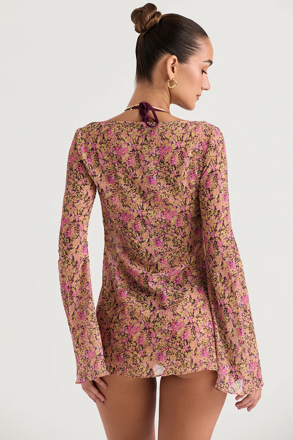 Provence Olive Floral Cover Up