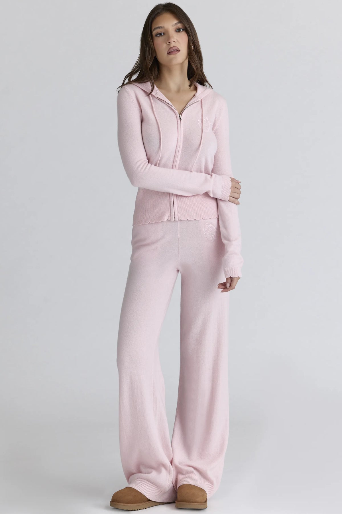 Regina Pink Cashmere Travel Set