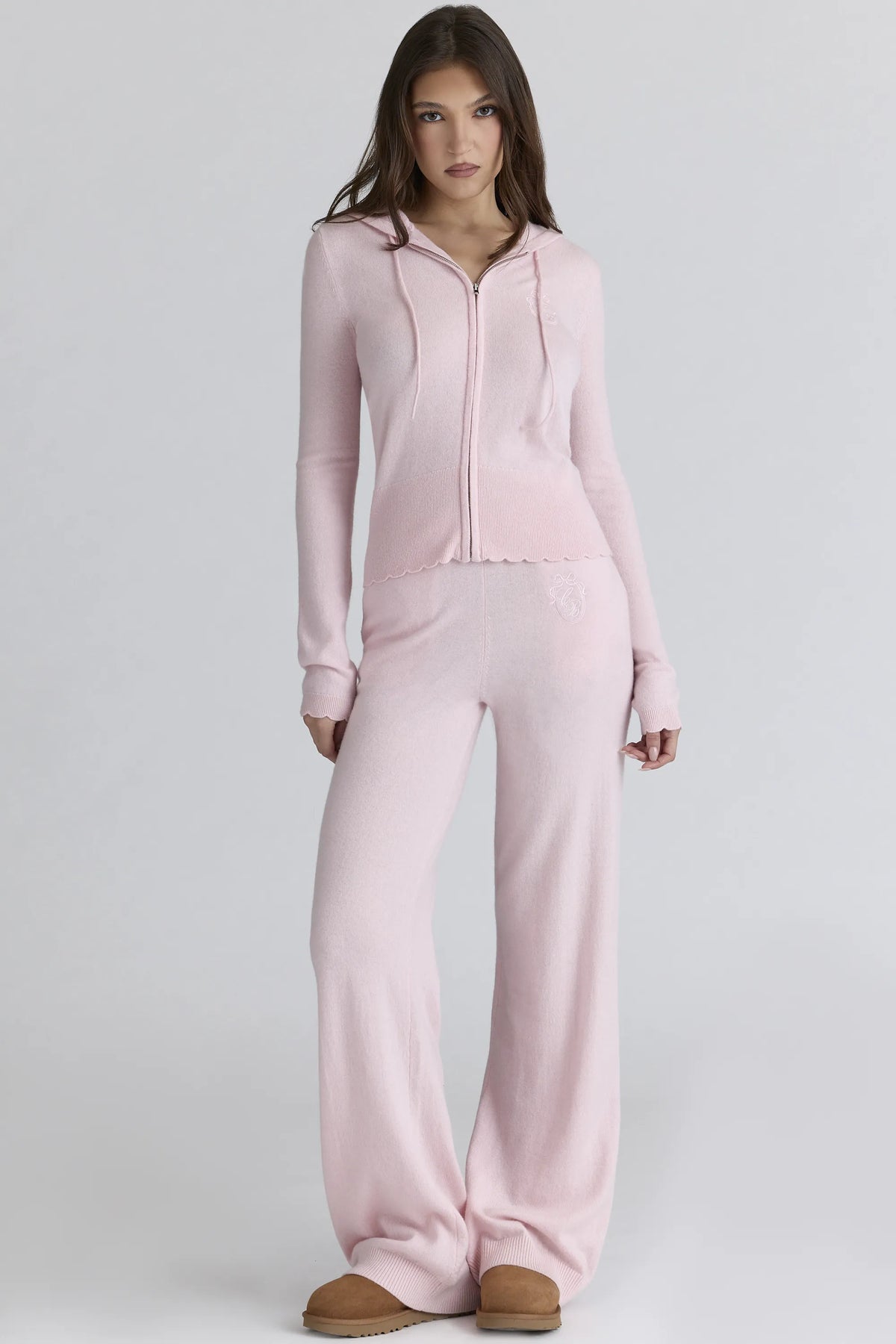 Regina Pink Cashmere Travel Set