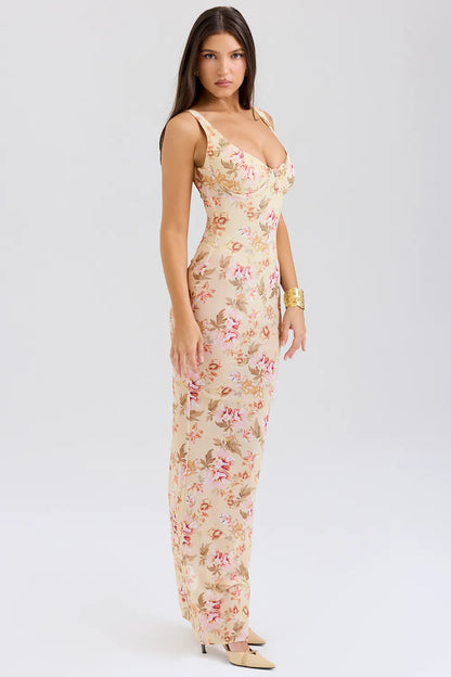 Robina Honeyflower Print Maxi Dress