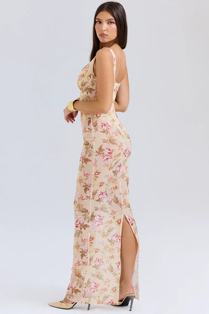 Robina Honeyflower Print Maxi Dress
