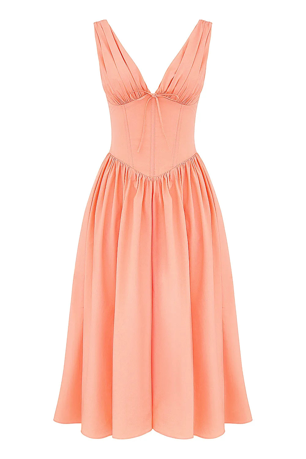 Emmelina Sorbet Cotton Corset Sundress