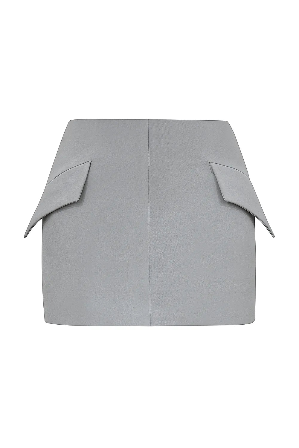 Cici French Grey A-Line Mini Skirt