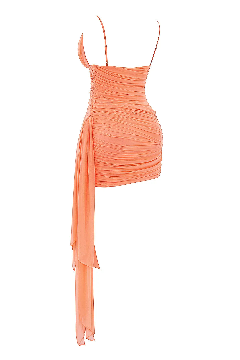 India Sorbet Gathered Mini Dress