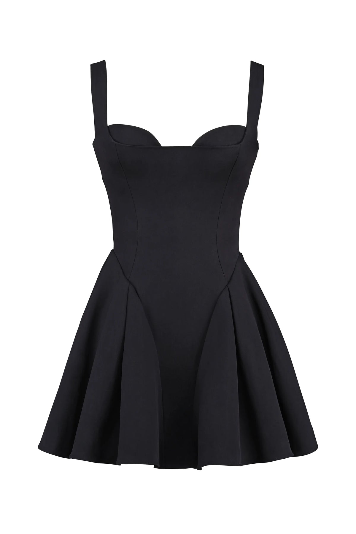 Bunny Black Twill Mini Dress
