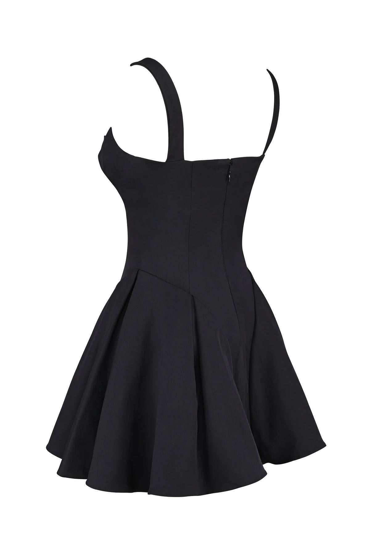Bunny Black Twill Mini Dress