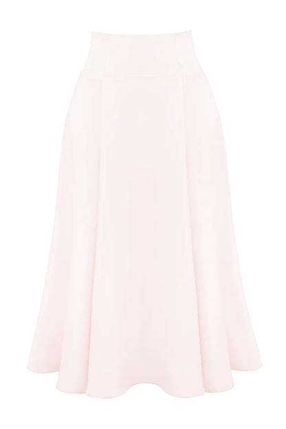 Rita Ballerina Pink A-Line Midi Skirt