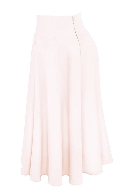 Rita Ballerina Pink A-Line Midi Skirt