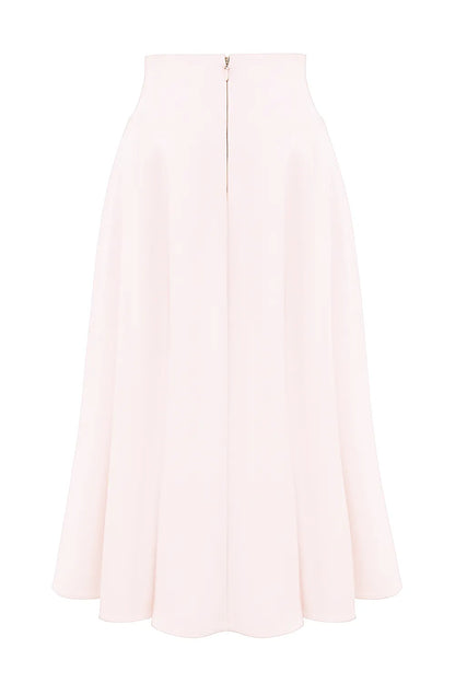 Rita Ballerina Pink A-Line Midi Skirt