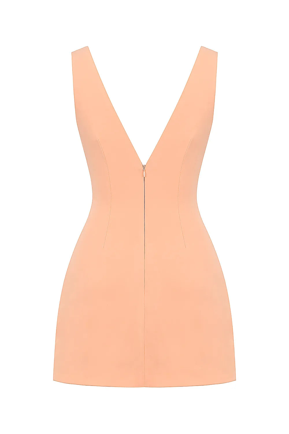 Olympia Sorbet Plunge Mini Dress