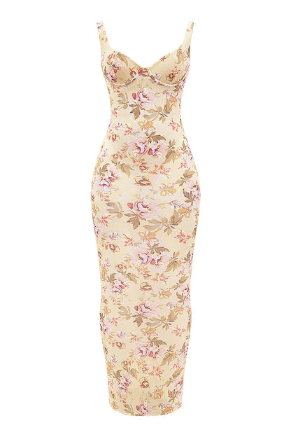 Robina Honeyflower Print Maxi Dress