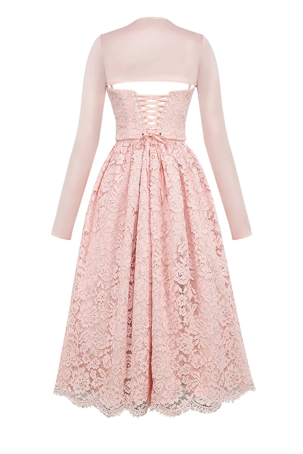 Duchess Ballerina Pink Lace Corset, Skirt and Bolero