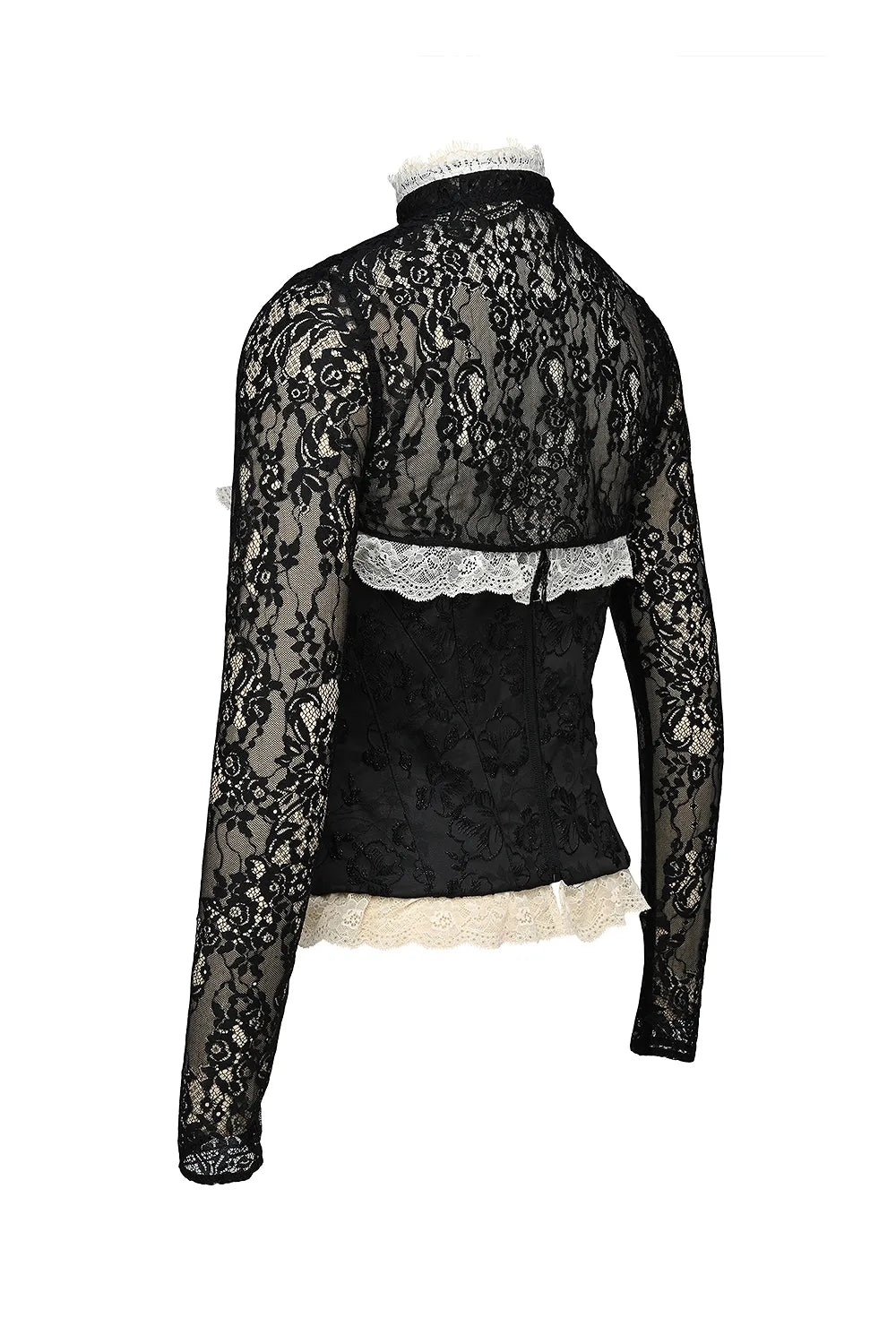 Perdita Black Metallic Jacquard Corset & Bolero