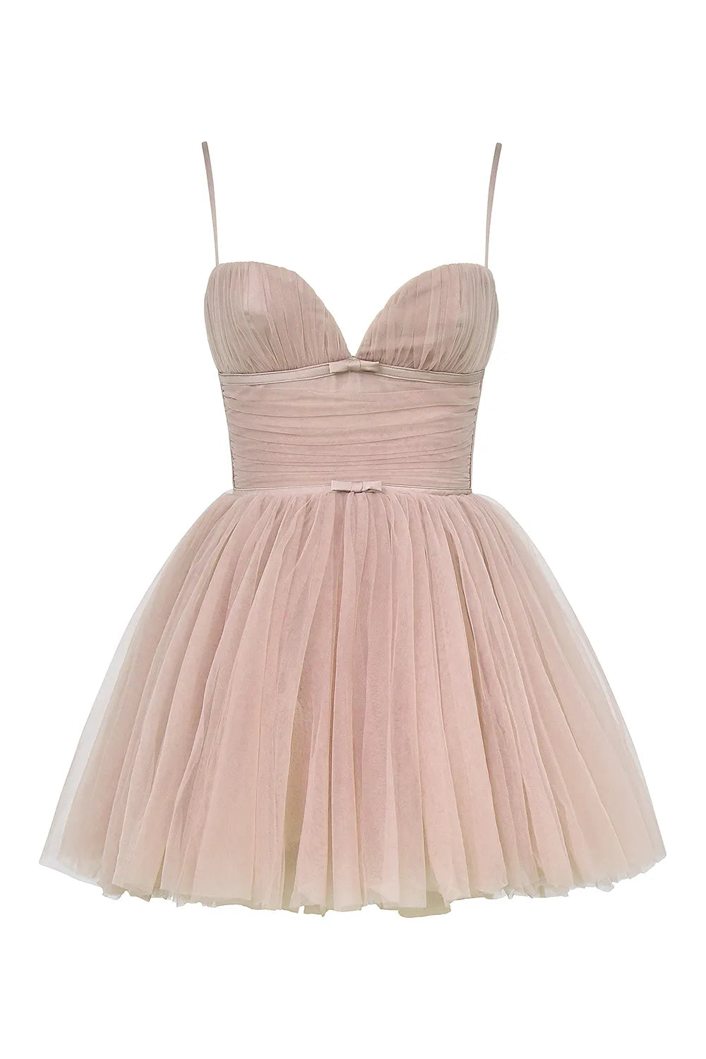 Princess French Rose Tulle Mini Dress