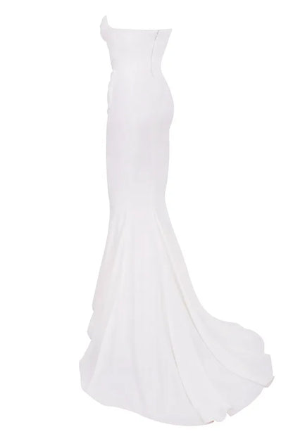 Esmee Ivory Draped Strapless Bridal Gown - Limited Edition