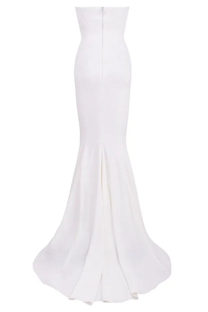 Esmee Ivory Draped Strapless Bridal Gown - Limited Edition