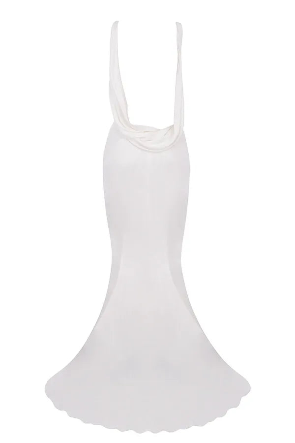 Odette Ivory Draped Back Bridal Gown - Limited Edition