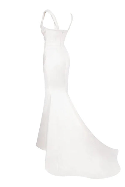 Delphine Ivory Draped Corset Bridal Gown - Limited Edition