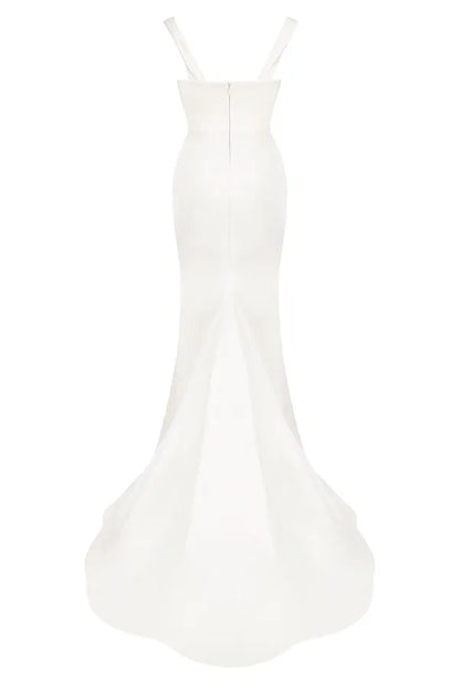 Delphine Ivory Draped Corset Bridal Gown - Limited Edition