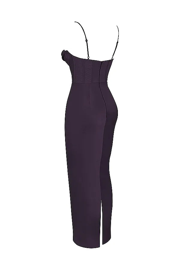 Charmaine Night Shade Corset Maxi Dress
