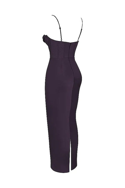 Charmaine Night Shade Corset Maxi Dress