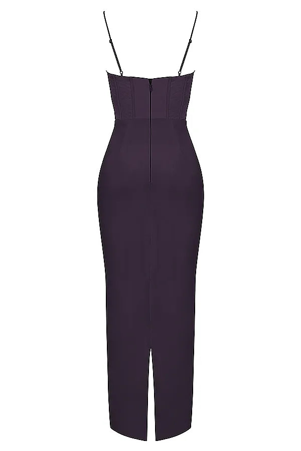 Charmaine Night Shade Corset Maxi Dress