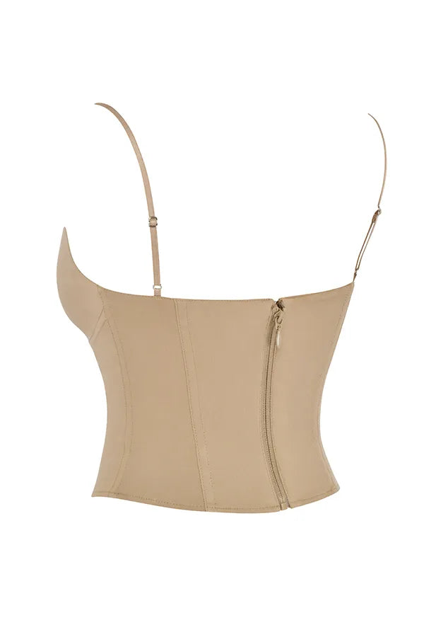 Flavia Beige Sculpting Corset