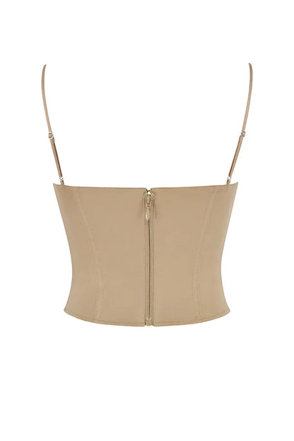 Flavia Beige Sculpting Corset