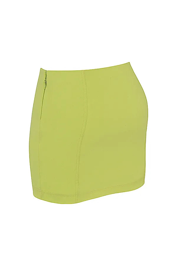 Nisha Neon Sculpting Mini Skirt