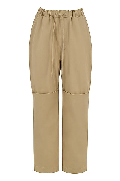 Luna Camel Cargo Trousers