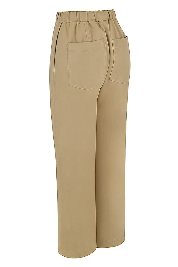 Luna Camel Cargo Trousers