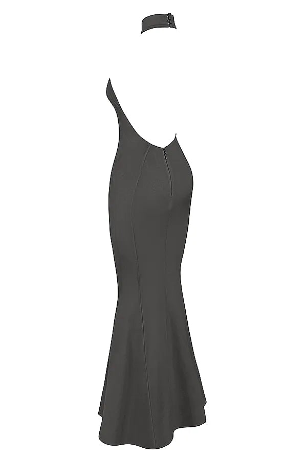 Juliette Shadow Halter Gown