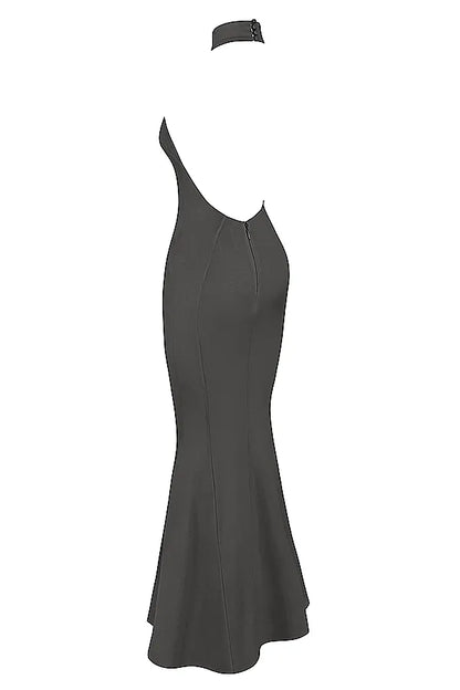 Juliette Shadow Halter Gown