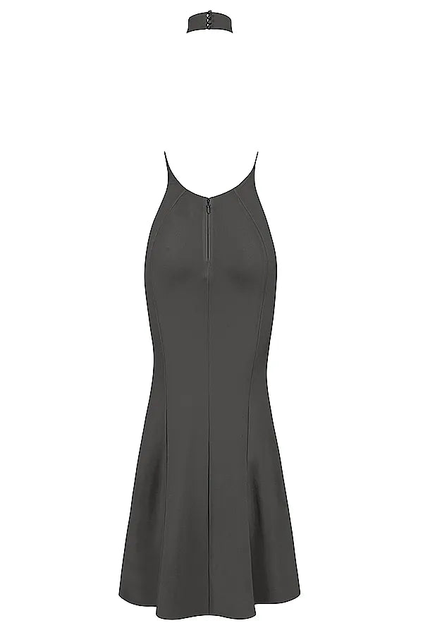 Juliette Shadow Halter Gown