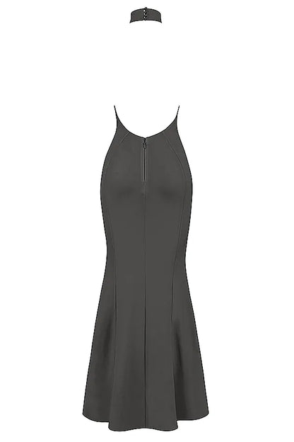 Juliette Shadow Halter Gown