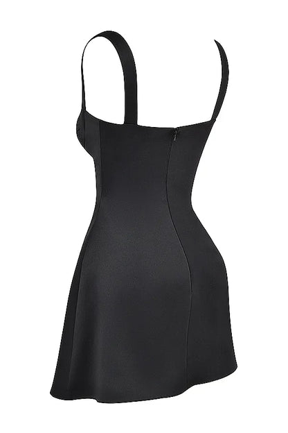 Kara Black Mini Dress