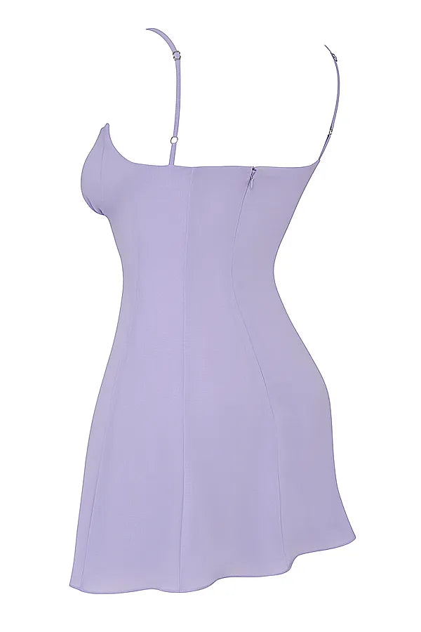 Christiana  Lavender Mini Dress