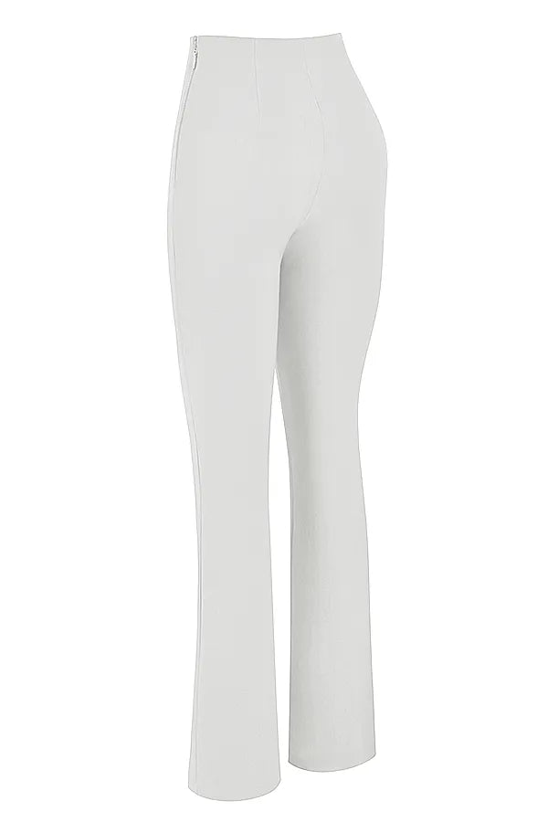 Laurel Ivory High Waisted Trousers