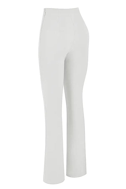 Laurel Ivory High Waisted Trousers