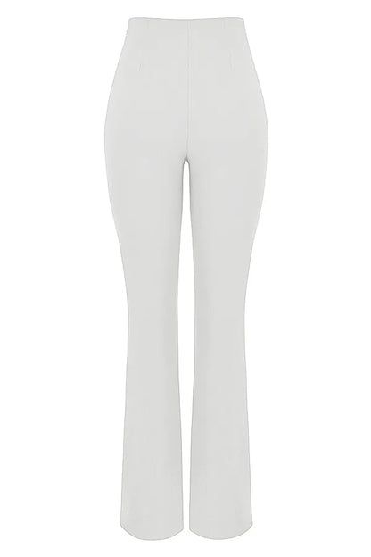 Laurel Ivory High Waisted Trousers