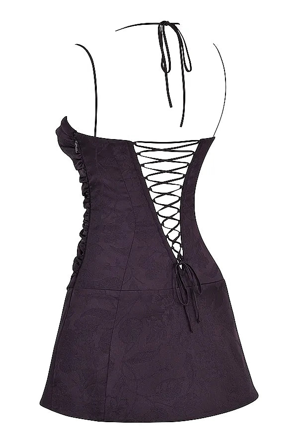Melia Nightshade Corset Mini Dress