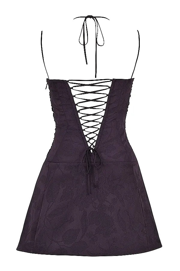 Melia Nightshade Corset Mini Dress