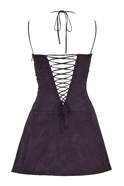 Melia Nightshade Corset Mini Dress